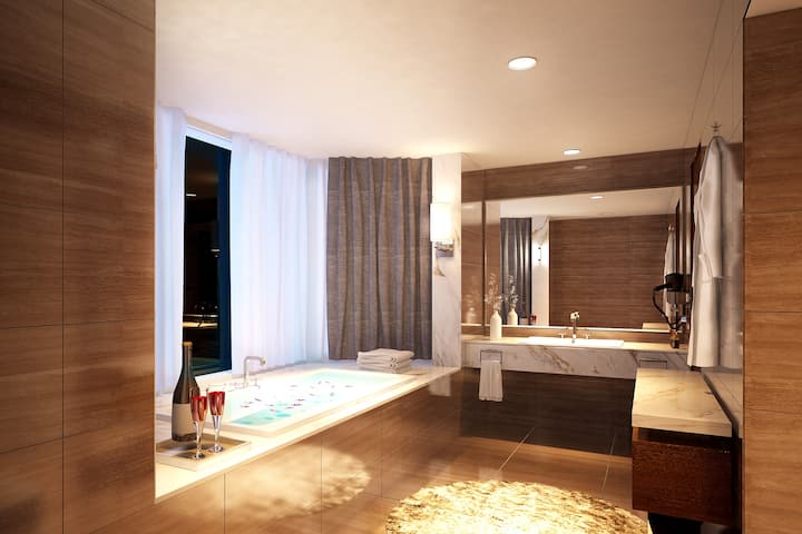 Guest room at the Wyndham Legend Halong Hotel in Halong, Other than US/Canada